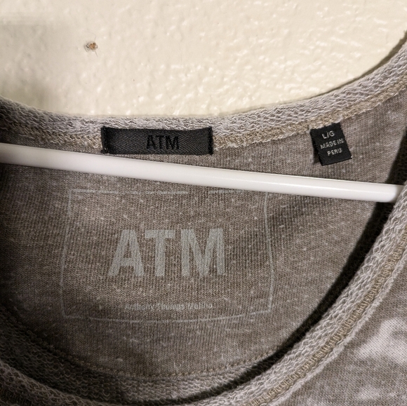 ATM Anthony Thomas Melillo Gray Boxy Sleeveless Tank Top Size Large - Picture 5 of 6